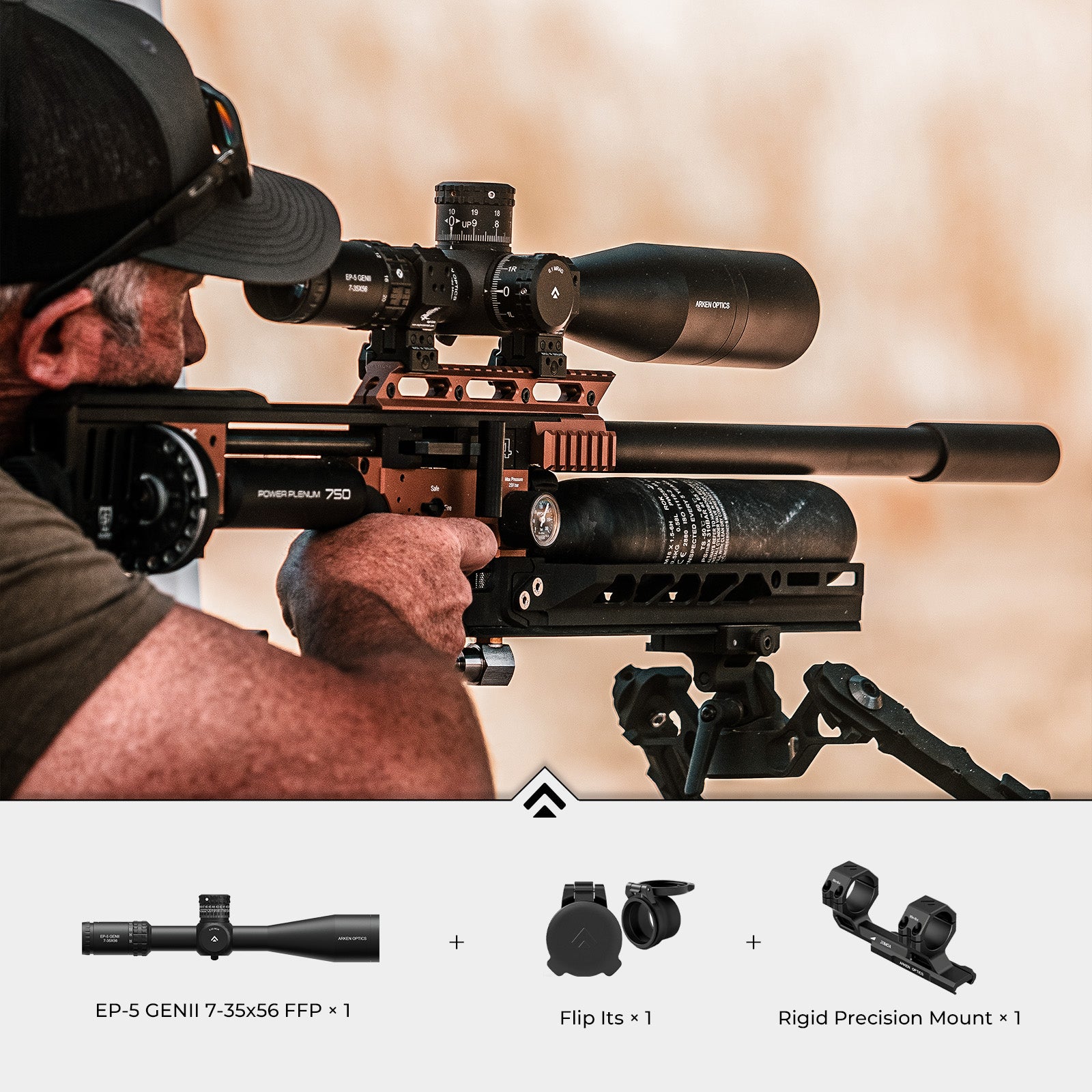 EP-5 GENII 7-35x56 FFP Bundle with Rigid Precision Mount